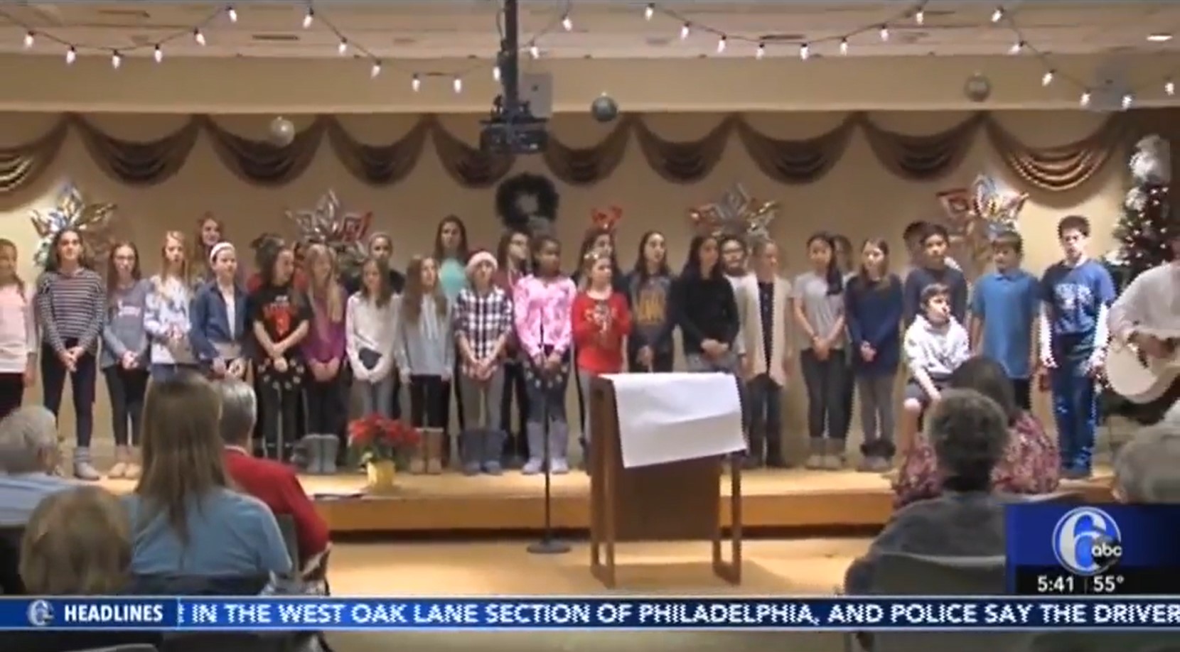students performing for senior residents at WEL Doylestown
