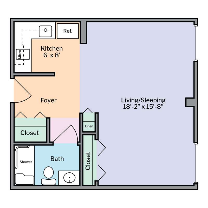 DT Floorplan Updates - Colored - Studio