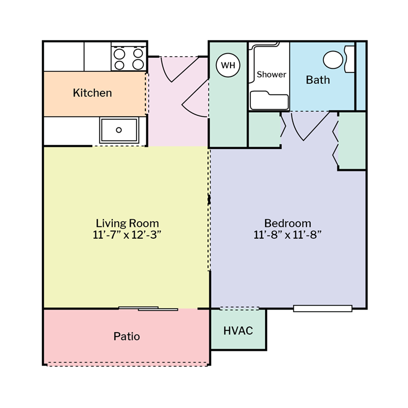 ML Floorplan Updates - Colored - Studio Gold