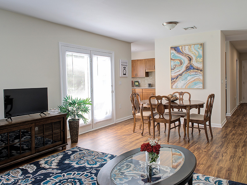 WEL Upper Moreland Cottage living and dining room