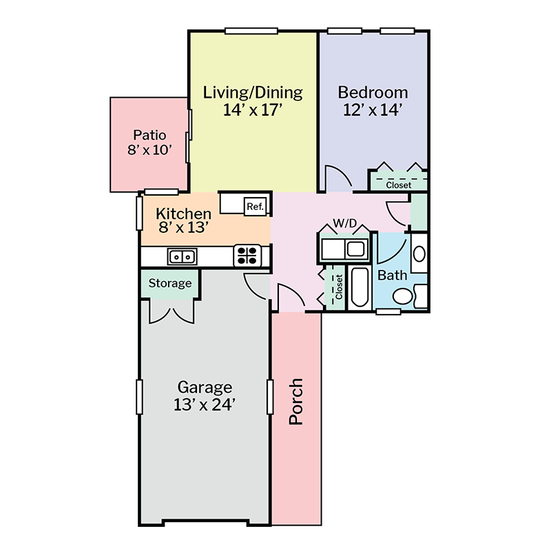 UM Floorplan Updates - Colored - Oak