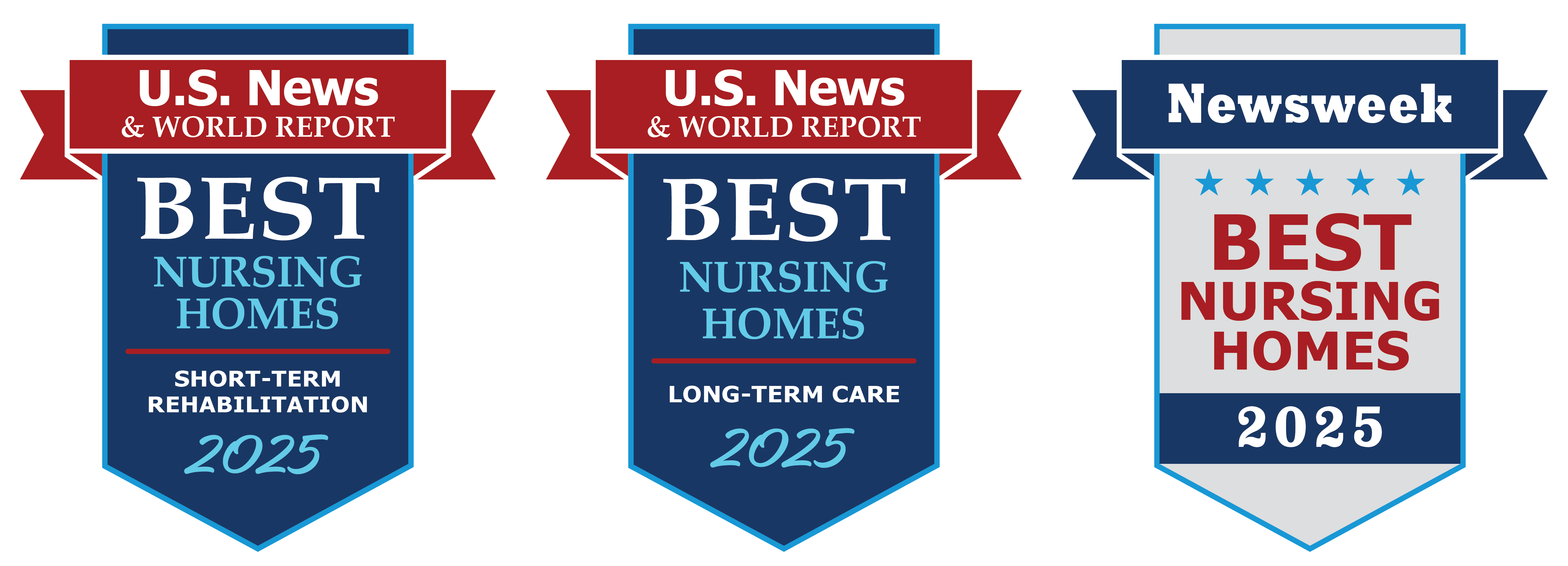 Newsweek 2025 Best Nursing Homes Awards for WEL Main Line