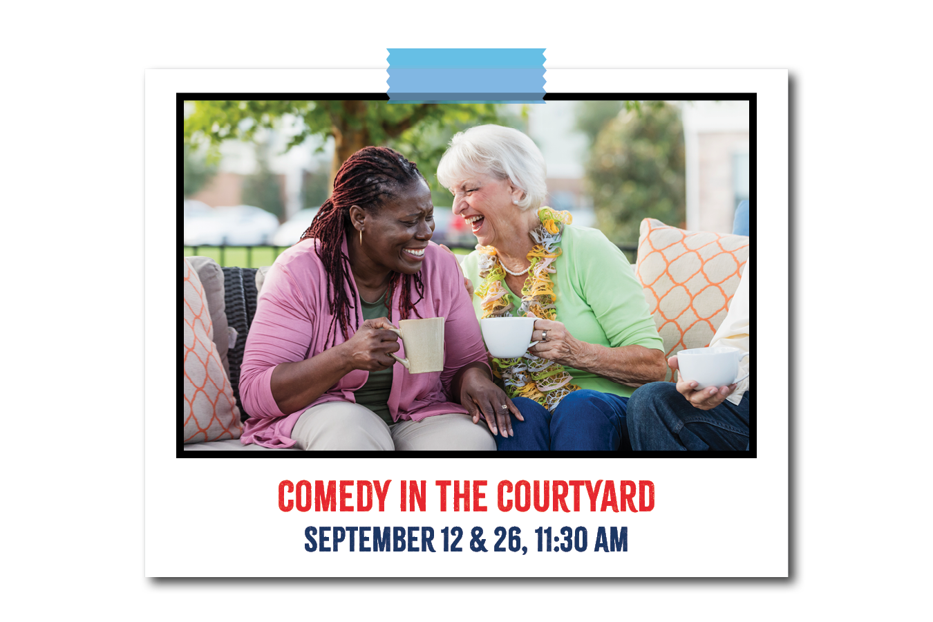 WEL Upper Moreland Comedy in the Courtyard event invite image