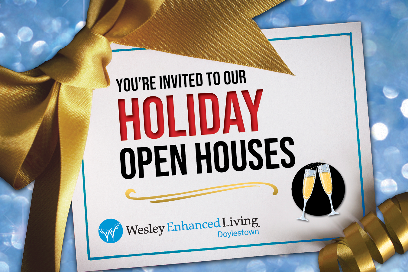 WEL Doylestown Black Friday And Holiday Open Houses invite