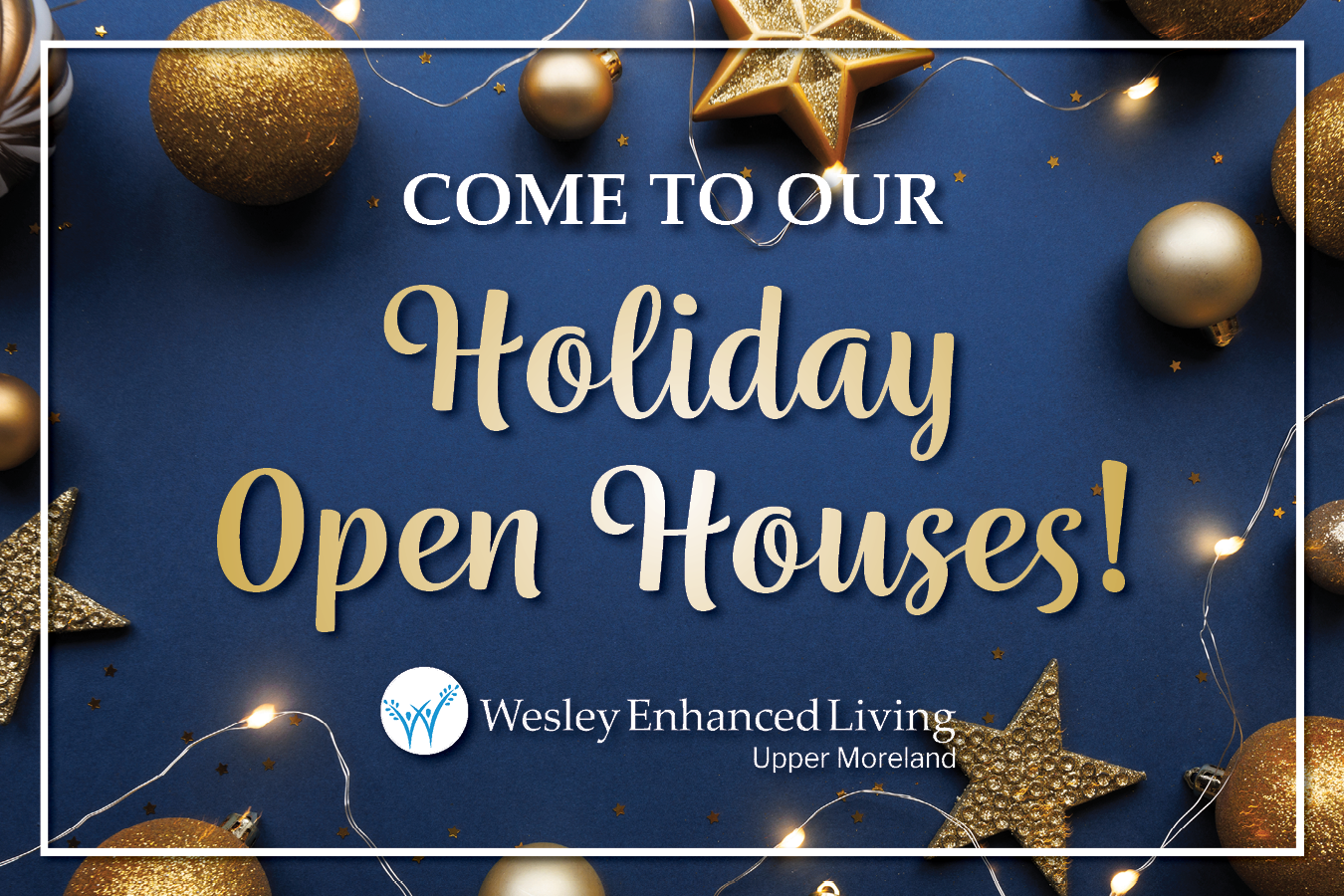 WEL Upper Moreland Black Friday And Holiday Open Houses invite