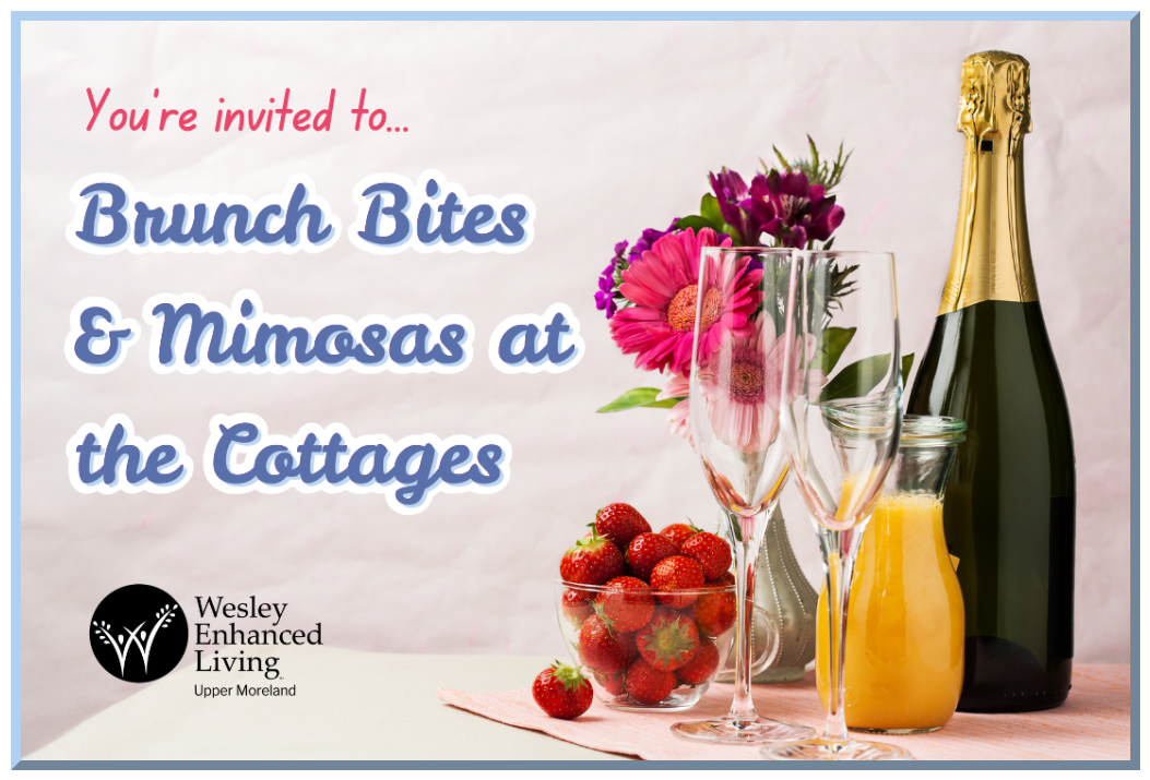 WEL Upper Moreland event invite for Breakfast At The Cottages