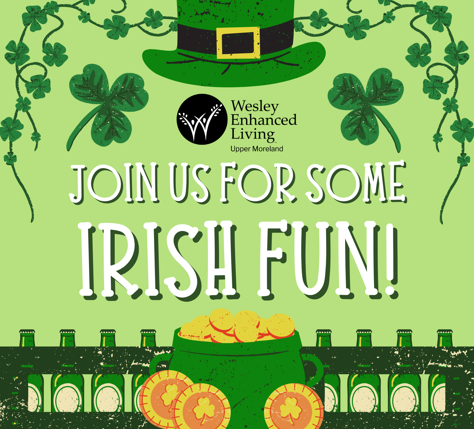 WEL Upper Moreland Irish Event invite