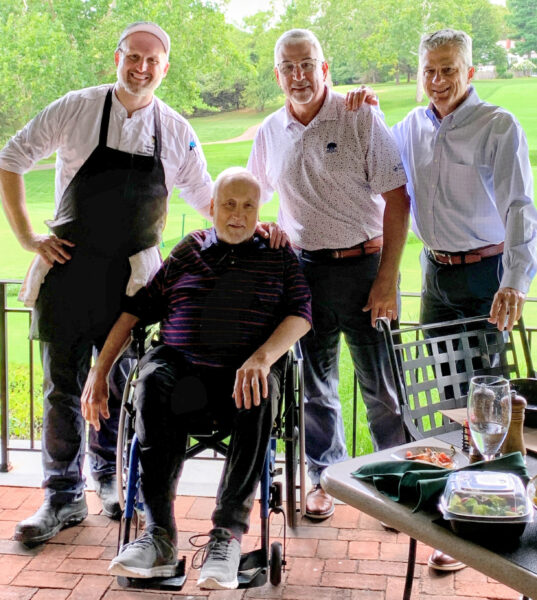 WEL Doylestown resident Stephen was granted his WEL Wish at the Philadelphia Cricket Club with the chef, his son
