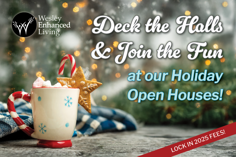 Holiday Open Houses 2025 Invite for WEL Pennypack Park and Stapeley